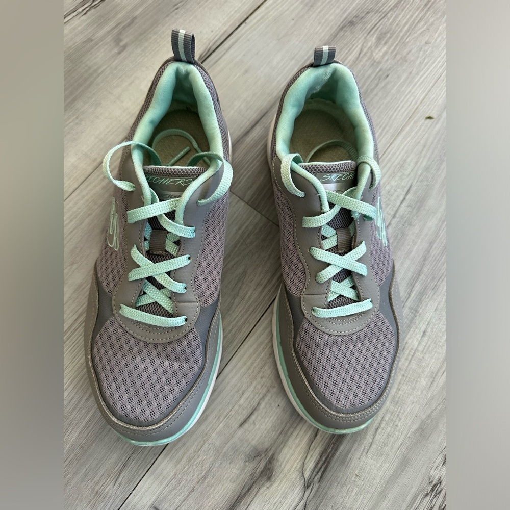 SKECHERS Sneakers Flex Appeal 3.0 Go Forward Women’s 6.5 Gray Mint Lightweight - Picture 8 of 9